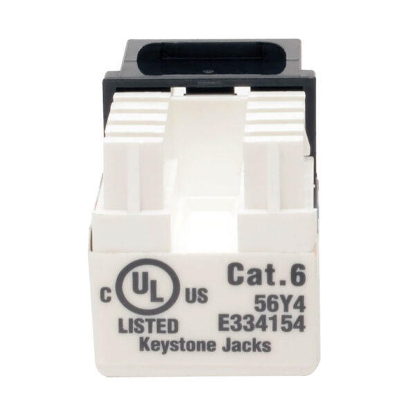 fc2cd2ec2269e044511d1d3d2beb2cde Tripp Lite series Cat6/Cat5e 110 Style Punch Down Keystone Jack - Black, 10-Pack, TAA