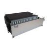 Tripp Lite series Preloaded Fiber Patch Panel, 3U - 48x (12F MTP/MPO-APC to 4x LC Duplex F/F) 8F Trunk Cables, OS2 Singlemode, 5 m (16.4 ft.)
