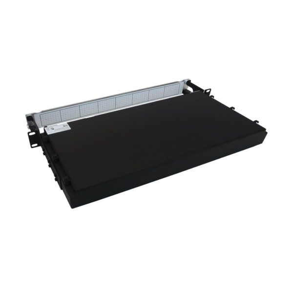 Tripp Lite series Preloaded Fiber Panel, 1U - 2x (12x LC/LC Duplex M/M) 24F Trunk Cables, OM4 Multimode, 10 m (32.8 ft.)