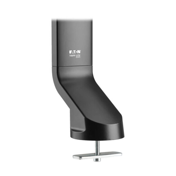 Tripp Lite series Dual-Display Monitor Arm with Desk Clamp and Grommet - Height Adjustable, 17” to 27” Monitors