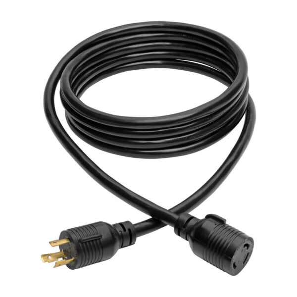 Tripp Lite series Power Extension Cord, NEMA L6-30P to NEMA L6-30R - Heavy-Duty, 30A, 250V, 10 AWG, 14 ft. (4.27 m), Black