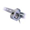 Tripp Lite series DIN-Rail Mounting Enclosure Module for Snap-In Keystone Jacks and Couplers, Left Cover, TAA