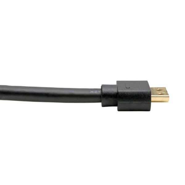 Tripp Lite series High-Speed HDMI Cable (M/M) - 4K 60 Hz, HDR, Industrial, IP68, Hooded Connector, Black, 12 ft.