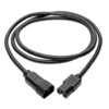fd1b7b5529852854b4c2165c9d2432a9-1 Tripp Lite series Power Cord C14 to C15 - Heavy-Duty, 15A, 250V, 14 AWG, 10 ft. (3.05 m), Black