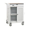 Tripp Lite Safe-IT 36-Device UV Charging Cart for Laptops and Chromebooks, 120V, 5-15P, 10 ft. Cord, Antimicrobial, White - CSC36VACUVC