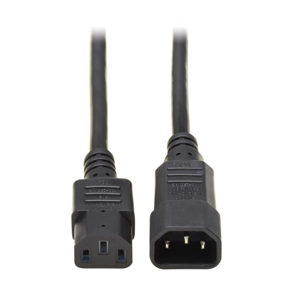 Tripp Lite series PDU Power Cord, C13 to C14 - 13A, 250V, 16 AWG, 4 ft. (1.22 m), Black