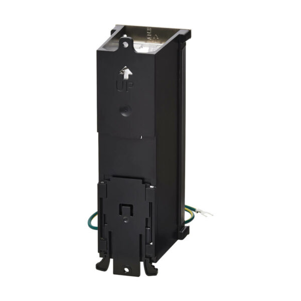 Tripp Lite series 8-Port Metal DIN-Rail Mounting Keystone Patch Panel with Grounding, Black/Silver, TAA