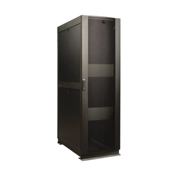 fd85e74c6eb49037b47af70be54418f7 Tripp Lite series 42U SmartRack Seismic-Certified Standard-Depth Rack Enclosure Cabinet with doors & side panels