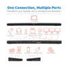 fd9d3253d1c6b08eaf1b4e702e7fab21 Tripp Lite series USB-C Dock, Triple Display - 4K HDMI & DP, VGA, USB 3.x (5Gbps) and USB 2.0 Hub Ports, GbE, 100W PD Charging