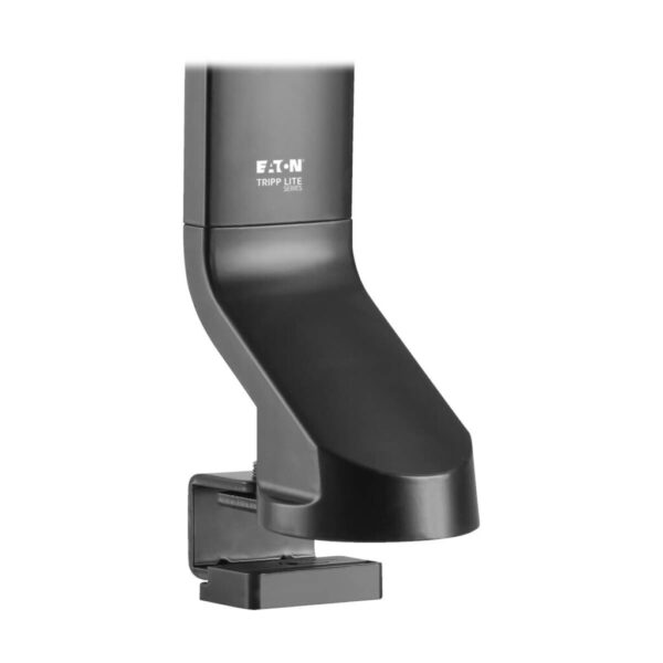 Tripp Lite series Dual-Display Monitor Arm with Desk Clamp and Grommet - Height Adjustable, 17” to 27” Monitors