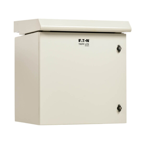 Tripp Lite series SmartRack Industrial Enclosure - NEMA 3R, Wall Mount, Metal, Locking, Fan With Thermal Switch, 23 in. Depth, 12U, Gray