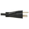 Tripp Lite series Safe-IT Antibacterial Hospital-Grade Extension Cord, 5-15P to 5-15R - Green Dot, 13A, 125V, 16 AWG, Black, 10 ft. (3 m)