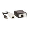 fdf0307d43dc30c2c6f7b8fd35ef2095 Tripp Lite series 4-Port USB over Cat5/Cat6 Extender Kit with Power over Cable - USB 2.0, Up to 164.04 ft. (50M), Black, TAA