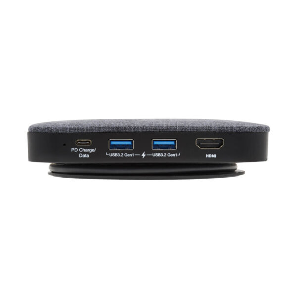 fe304916c410dd2ea5df5f406aaedf29 Tripp Lite series USB-C Dock with Optional Internal Hard Drive, 4K HDMI, USB 3.x (5Gbps), USB-A/USB-C Hub, SATA III, 100W PD Charging, Gray