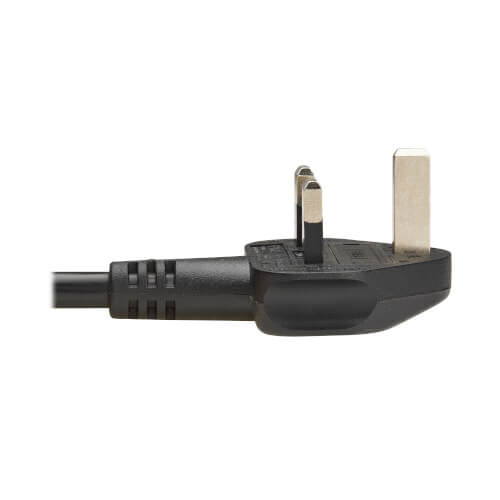 Tripp Lite series UK Computer Power Cord, BS 1363 to C19 - 13A, 250V, H05VV-F, 2.5 m (8.2 ft.), Black