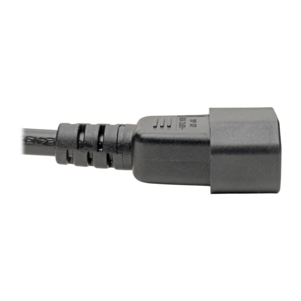 Tripp Lite series Laptop Power Adapter Cord, C14 to C5 Adapter - 7A/125V or 2.5A/250V, 18 AWG, 6 in., Black