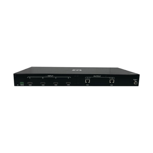 Tripp Lite series 4x2 HDMI over Cat6 Matrix Switch Kit, Switch/2x Pigtail Receivers - 4K 60 Hz, HDR, 4:4:4, PoC, 230 ft. (70.1 m), TAA