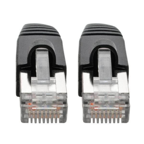 fe6fa4dd7bd8f6b745da908e6f8ef04d-5 Tripp Lite series Cat6a 10G Snagless Shielded STP Ethernet Cable (RJ45 M/M), PoE, Black, 4 ft. (1.22 m)
