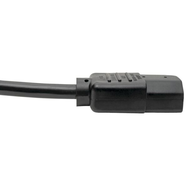 Tripp Lite series PDU Power Cord, C13 to C14 - 10A, 250V, 18 AWG, 8 ft. (2.43 m), Black