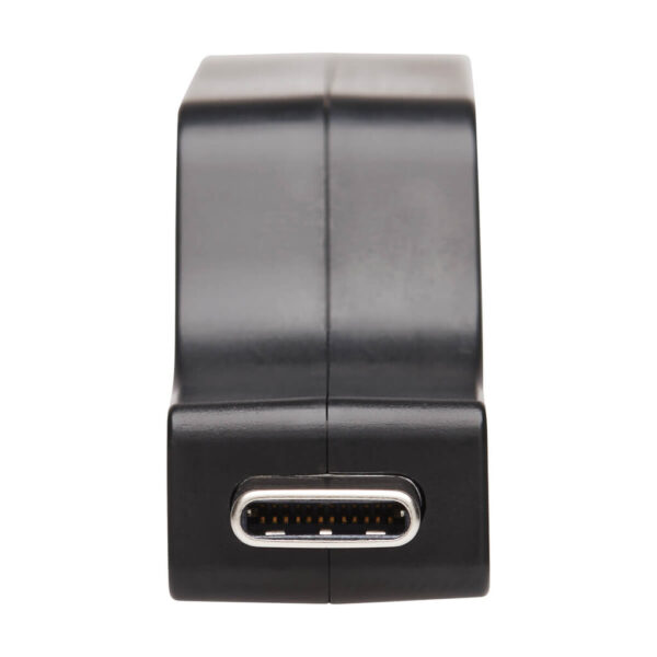 febede12a268f64405e7a4b3ccc40ddb Tripp Lite series USB-C to Gigabit Ethernet Vertical Network Adapter (M/F) - USB 3.1 Gen 1, 10/100/1000 Mbps, Black