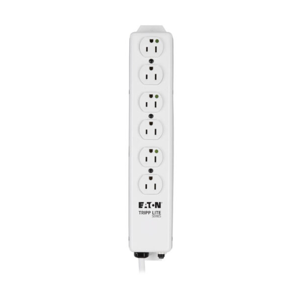 Tripp Lite series Safe-IT UL 1363 Medical-Grade Power Strip, 6x Hospital-Grade Outlets, Antimicrobial, 15 ft. (4.57 m) Cord