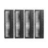 fed9cee87c25ae4fb35b46b1927b38ba Tripp Lite series High-Capacity Vertical Cable Manager - Deep Double Finger Duct with Cover, Double Sided, 12 in. Wide, Black, 7 ft. (2.2 m)