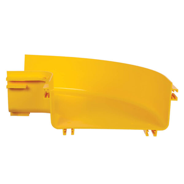 Tripp Lite series Toolless Horizontal 90-Degree Elbow for Fiber Routing System, 240 mm (10 in.)