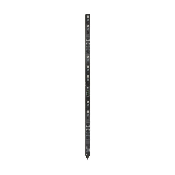 Tripp Lite series 5.7kW 3-Phase Local Metered PDU, 208/120V Outlets (21 5-15/20R, 6 L6-20R), L21-20P, 6 ft. (1.83 m) Cord, 0U Vertical, TAA