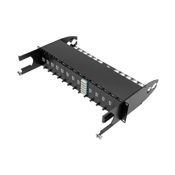 Tripp Lite series 40Gb to 10Gb Breakout Cassette - (x2) 12-Fiber OM4 MTP/MPO ( Male with Pins ) to (x12) LC