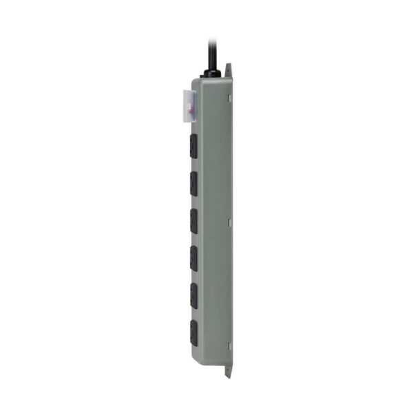 Tripp Lite series Industrial Power Strip, 6 Right-Angle Outlets, 15 ft. (4.6 m) Cord, Mounting Tabs