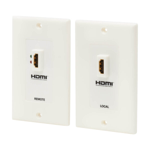 ff41b6667cdbfbcc9250ae6d71840f31 Tripp Lite series HDMI over Dual Cat5/Cat6 Extender Wall Plate Kit with Transmitter and Receiver, TAA