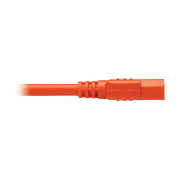 Tripp Lite series Power Cord C14 to C15 - Heavy-Duty, 15A, 250V, 14 AWG, 6 ft. (1.83 m), Orange