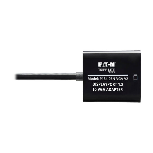 Tripp Lite series DisplayPort to VGA Active Adapter Video Converter , DP ver 1.2 (M/F), 6-in. (15.24 cm)