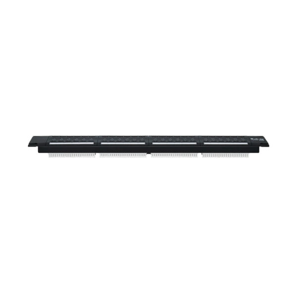 Tripp Lite series 48-Port Cat6 Patch Panel - 4PPoE Compliant, 110/Krone, 568A/B, RJ45 Ethernet, 2U Rack-Mount, Black, TAA