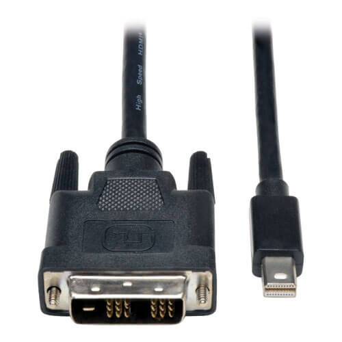 Tripp Lite series Mini DisplayPort 1.2 to DVI Adapter Cable (M/M), 1080p, 6 ft. (1.8 m), TAA