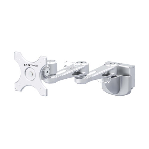 ffaee1b62a35dae31bd4dccd531c22ba Tripp Lite series Dual-Extension Monitor Mount for Slat Wall System, 13" to 32" Displays, TAA