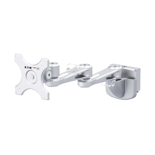 ffaee1b62a35dae31bd4dccd531c22ba Tripp Lite series Dual-Extension Monitor Mount for Slat Wall System, 13" to 32" Displays, TAA