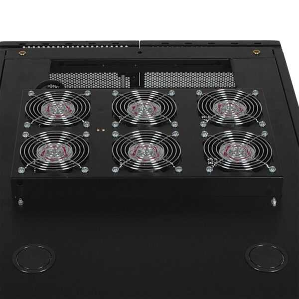 Tripp Lite series SmartRack Roof-Mounted Fan Panel - 6 208/240V high-performance fans; 420 CFM; C14 inlet