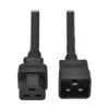 Tripp Lite series Power Cord, C20 to C21 - Heavy-Duty, 20A, 250V, 12 AWG, 10 ft. (3.05 m), Black