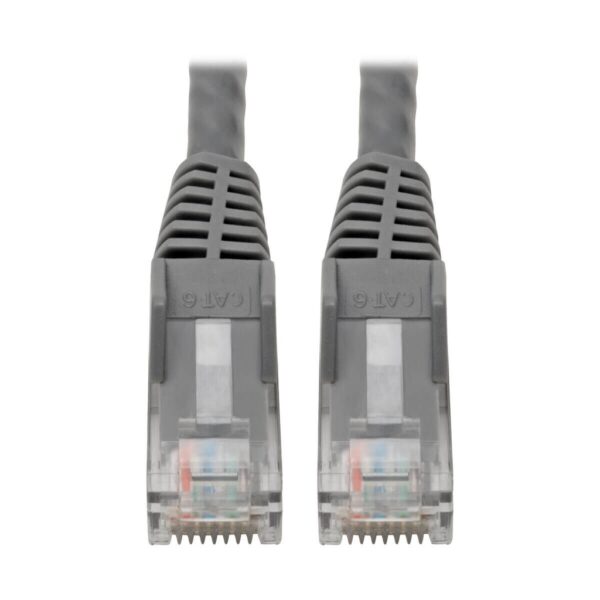 fffb05ce86d3a36e1581d92b6c79c2d4 Tripp Lite series Cat6 Gigabit Snagless Molded (UTP) Ethernet Cable (RJ45 M/M), PoE, Gray, 6-in. (15.24 cm)