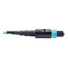 Tripp Lite series MTP/MPO Patch Cable with Push/Pull Tabs, 12 Fiber, 40GbE, 40GBASE-SR4, OM3 Plenum-Rated - Aqua, 1M (3 ft.)