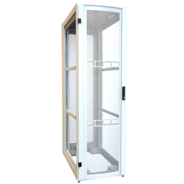 h12442u42wh-rev1 Hammond 42U 24W 42D Wht Data Cabinet