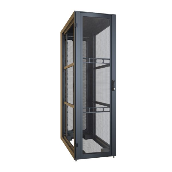 Hammond 42U 24W 48D Blk Data Cabinet