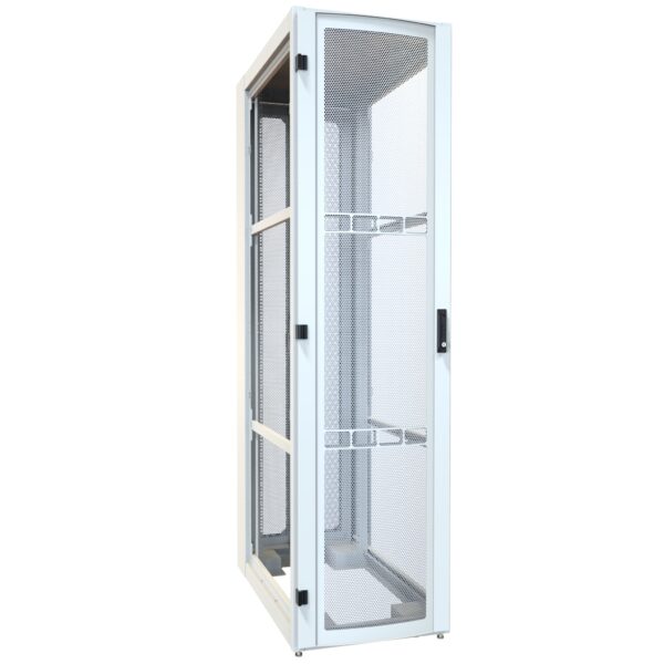 Hammond 48U 24W 42D Wht Data Cabinet