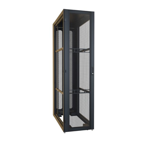 h12448u48bk Hammond 48U 24W 48D Blk Server Cabinet