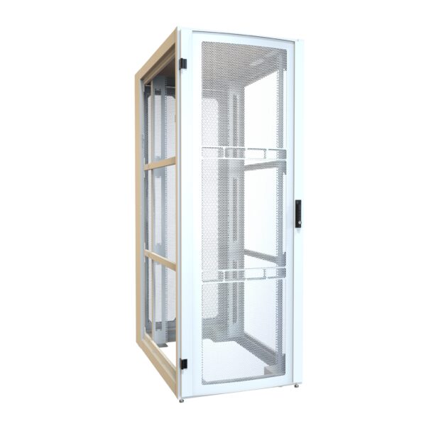 Hammond 42U 30W 48D Wht Data Cabinet