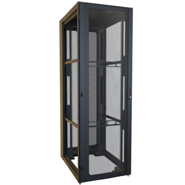 h13048u42bk Hammond 48U 30W 42D Blk Data Cabinet