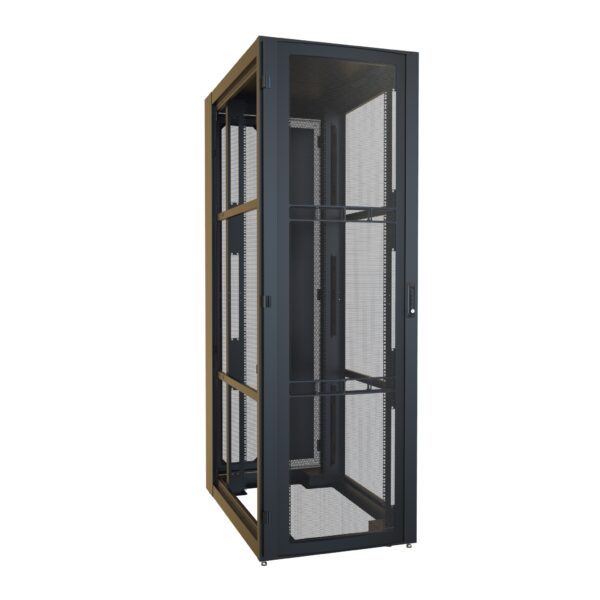 h13048u48bk Hammond 48U 30W 48D Blk Data Cabinet