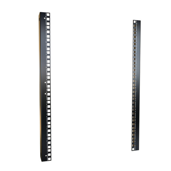 Hammond 12U 24 Square Hole Rack Rail