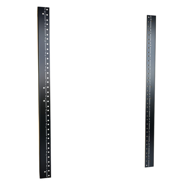 Hammond 12U 24W Tapped 10-32 Rack Rail